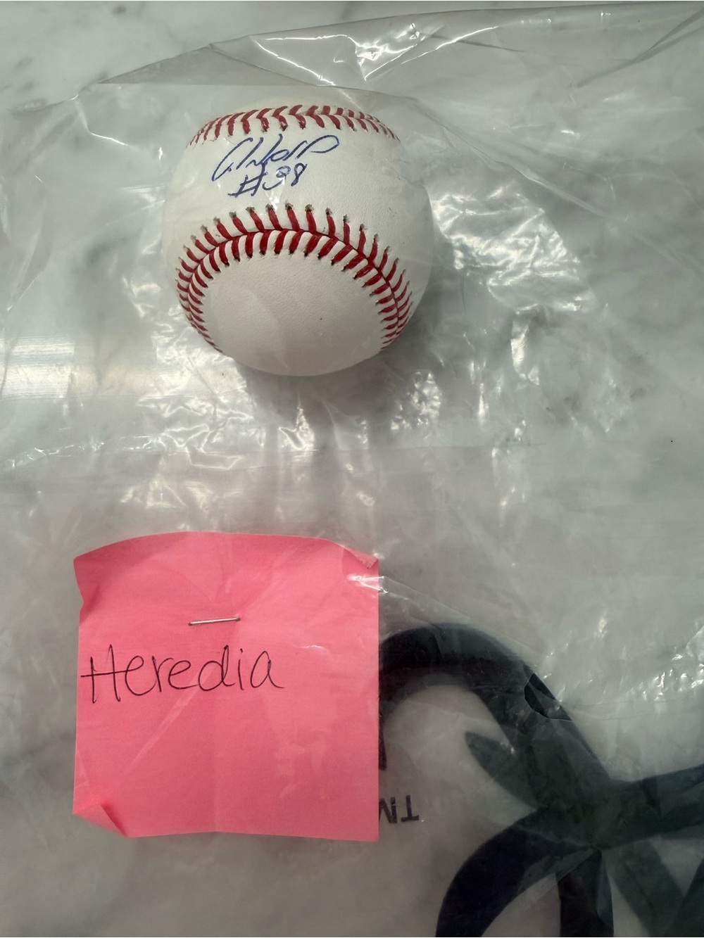 Atlanta Braves Guillermo Heredia Autographed Officially Licensed Baseball 2025